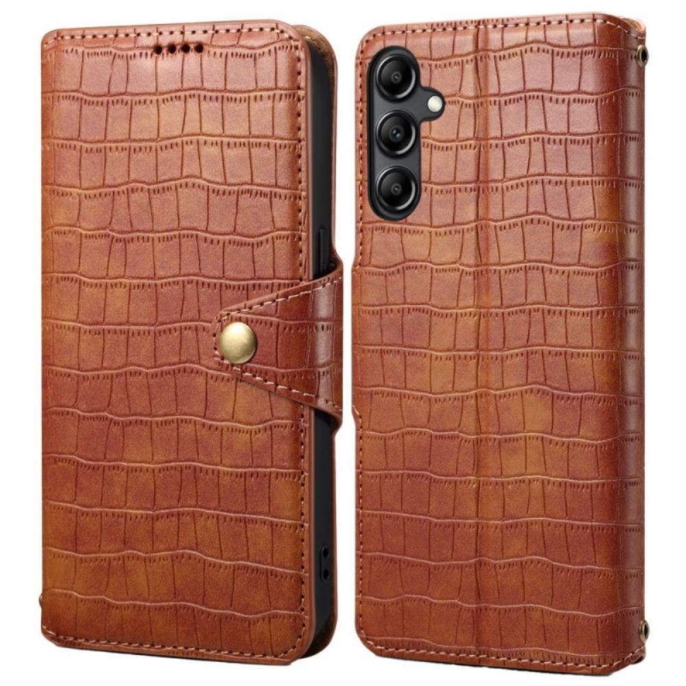Kožený Kryt Samsung Galaxy S24 5g S Podporou