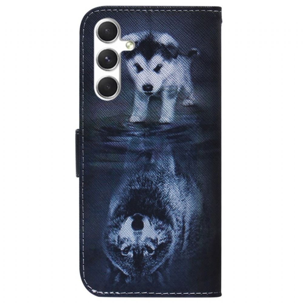 Kožený Kryt Samsung Galaxy S24 5g Sen Štěněte