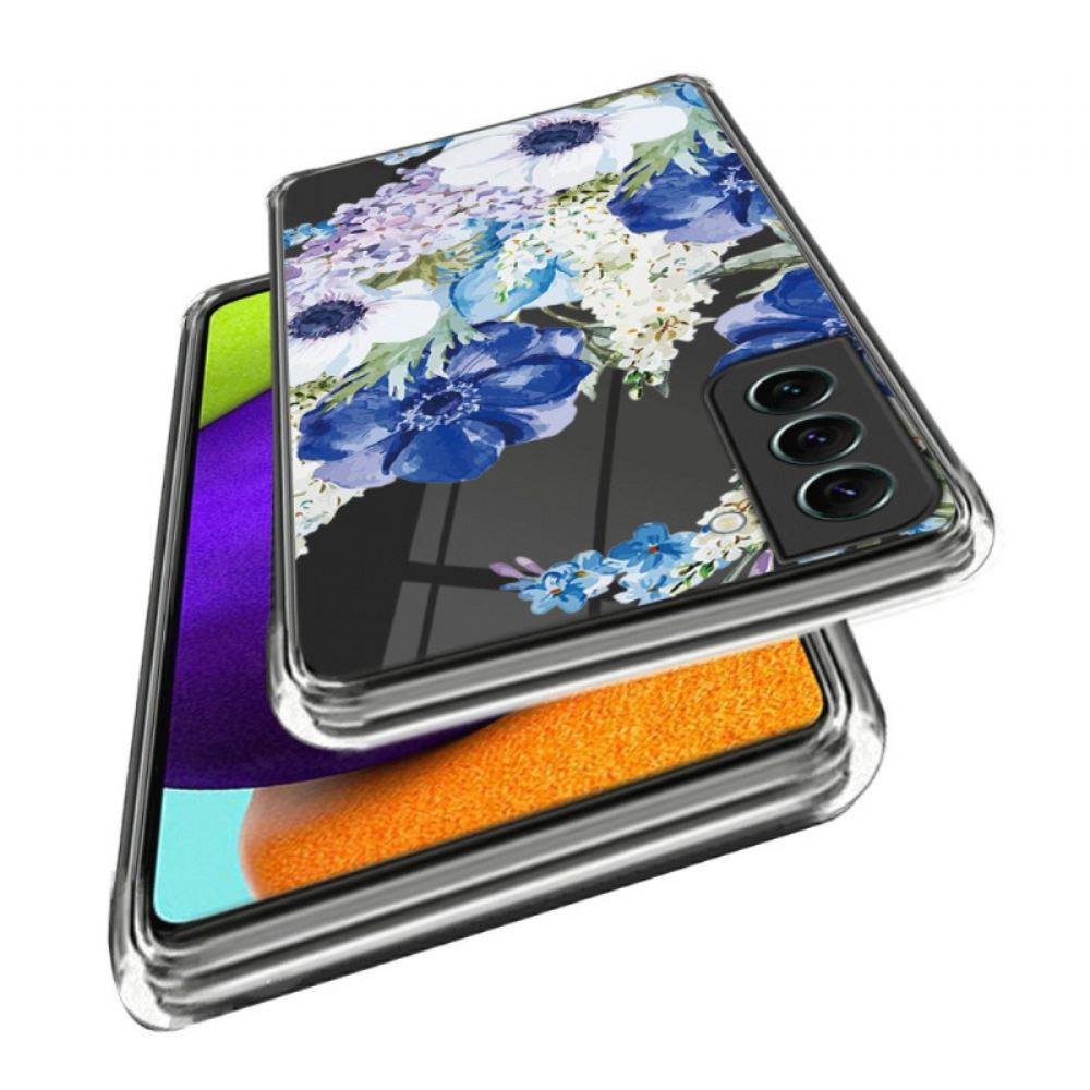 Kryt Na Samsung Galaxy S24 5g Průhledné Květy