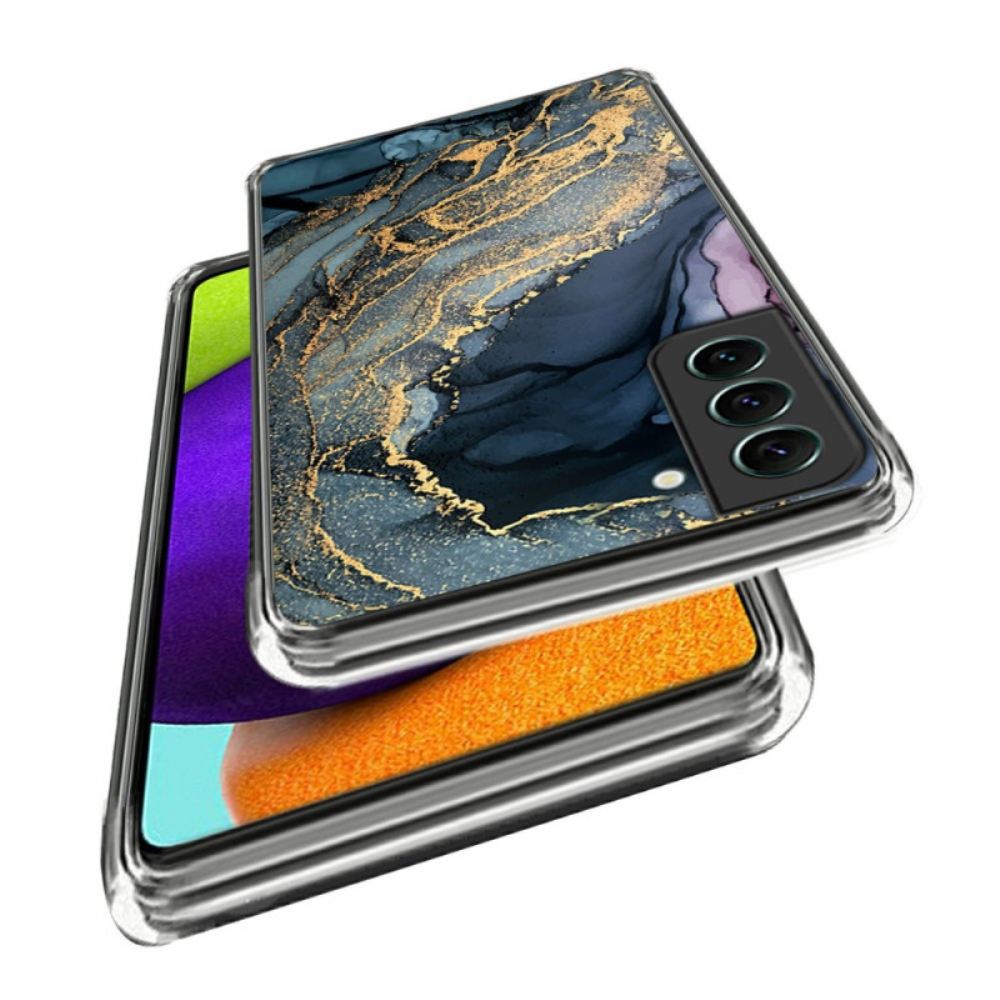 Kryt Na Samsung Galaxy S24 5g Zlatý Abstraktní Mramorový Vzor