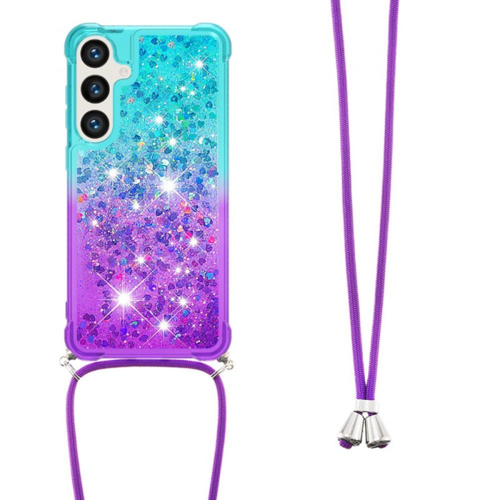 Kryt Samsung Galaxy S24 5g Flitrový Přechodový Kabel