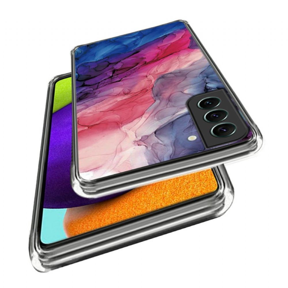 Kryt Samsung Galaxy S24 5g Kryty Na Mobil Abstraktní Akvarelový Mramorový Vzor