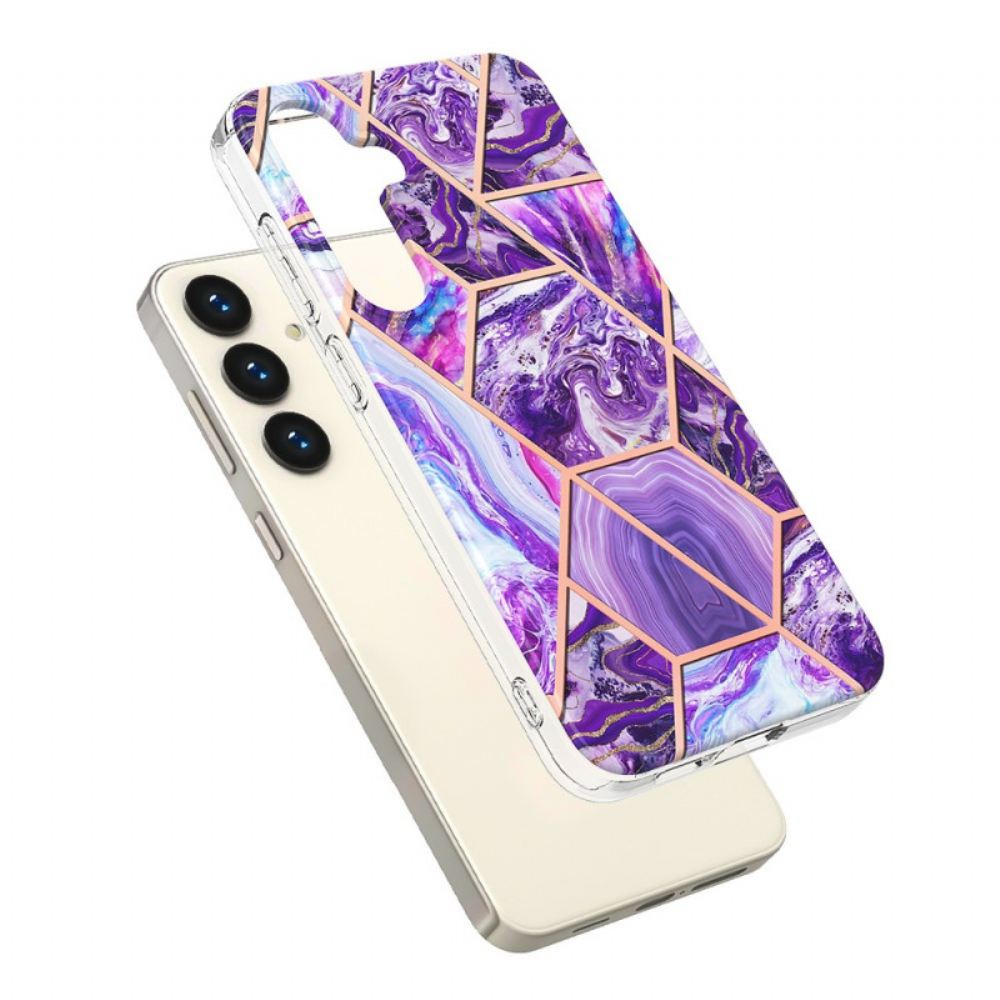 Kryt Samsung Galaxy S24 5g Kryty Na Mobil Geometrický Mramor