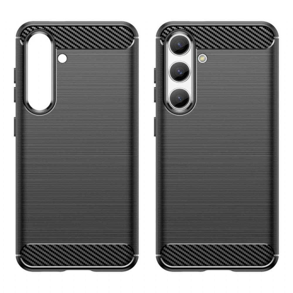 Kryt Samsung Galaxy S24 5g Kryty Na Mobil Kartáčované Uhlíkové Vlákno