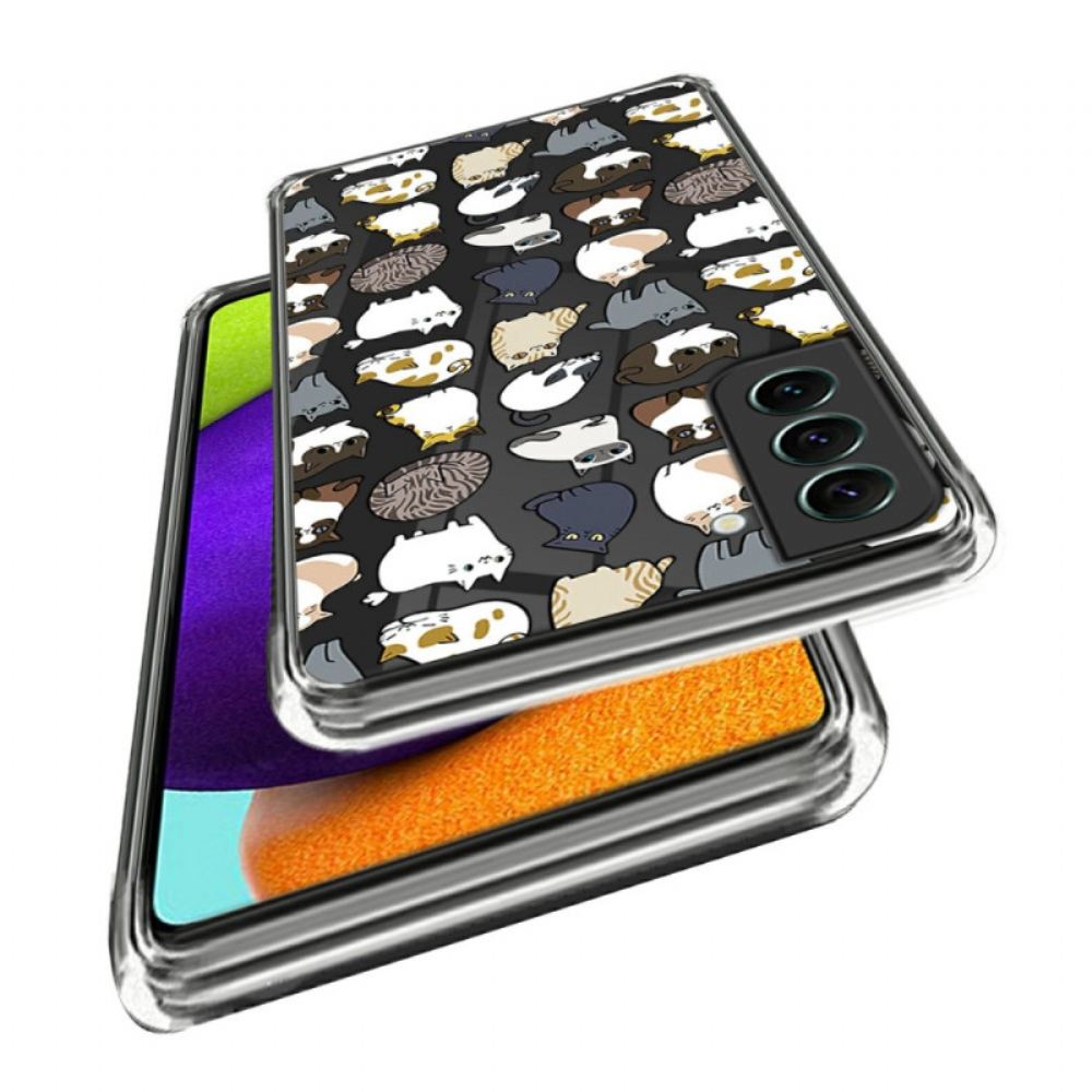 Kryt Samsung Galaxy S24 5g Průhledné Kočky