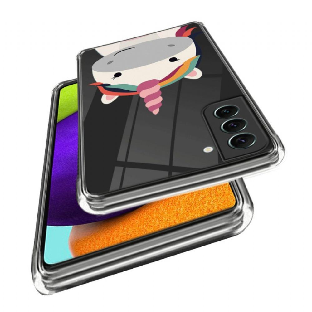 Kryt Samsung Galaxy S24 5g Průhledný Jednorožec