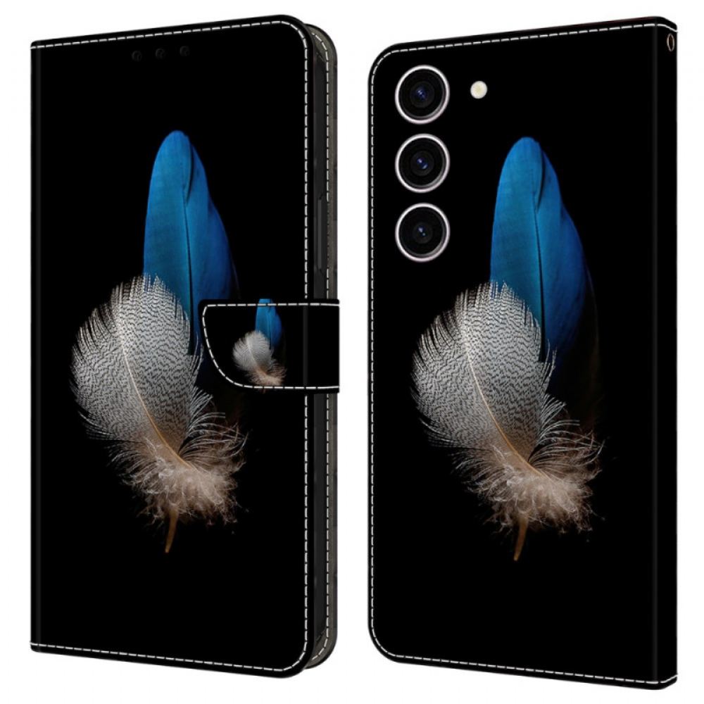 Peněženková Pouzdra Samsung Galaxy S24 5g Dvě Pera