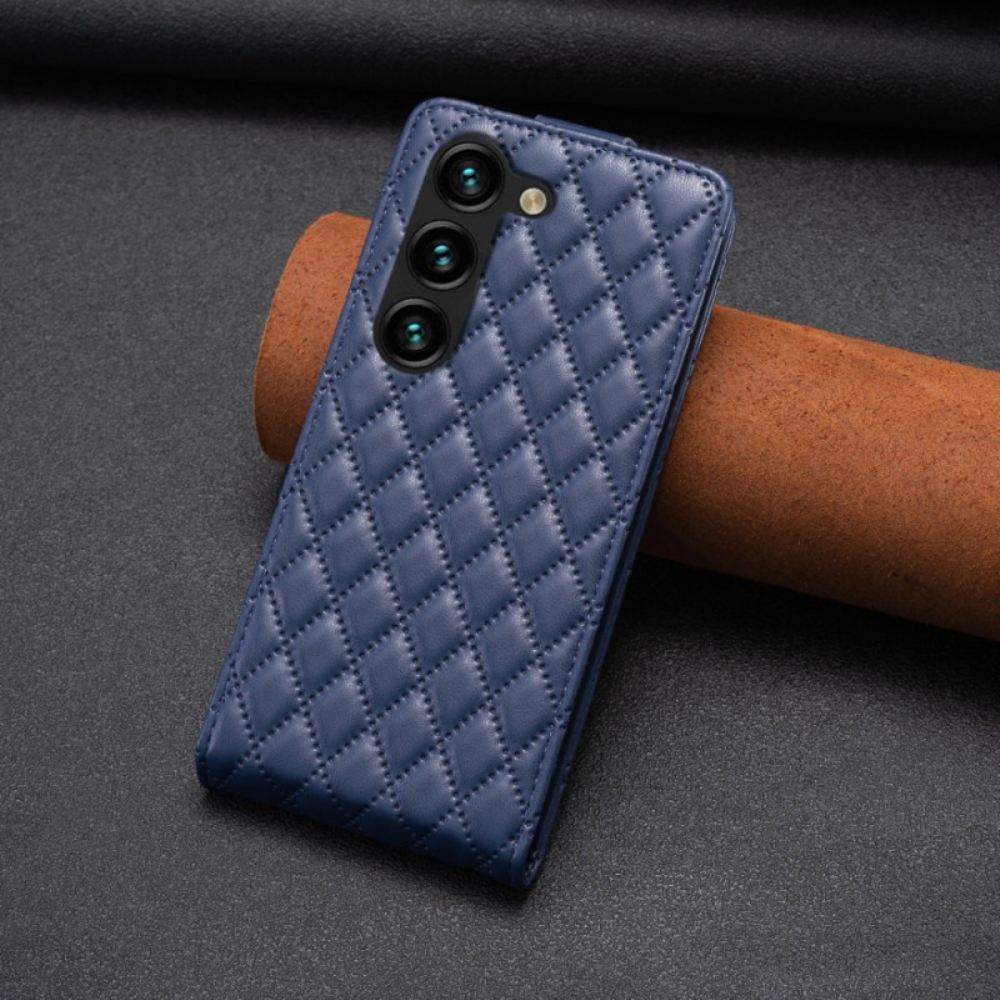 Peněženková Pouzdra Samsung Galaxy S24 5g Kryty Na Mobil Prošívaná Vertikální Klapka