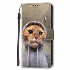 Peněženková Pouzdra Samsung Galaxy S24 5g Yo Kocour Se Šňůrkou