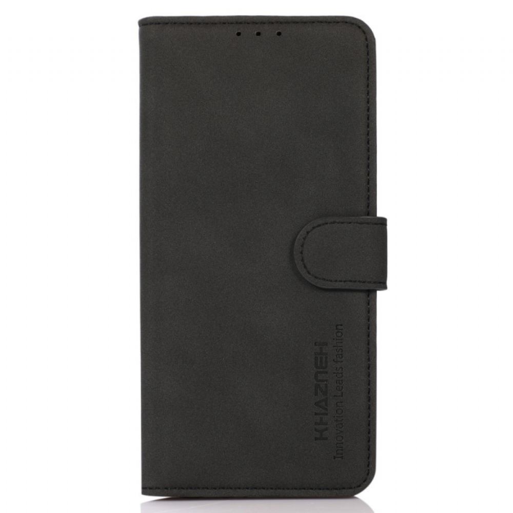Flipové Pouzdro Na Moto G51 5G Módní Kožený Efekt Khazneh