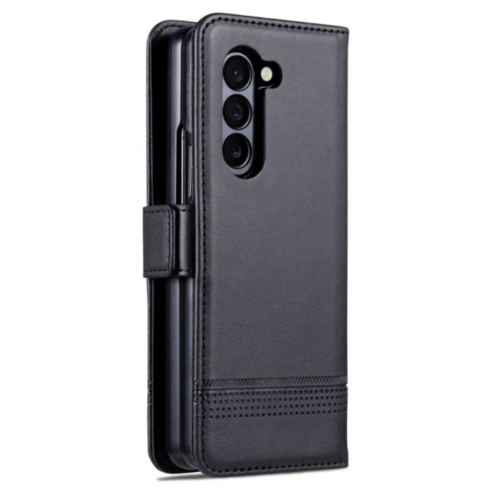 Kožený Kryt Samsung Galaxy Z Fold 6 Azns
