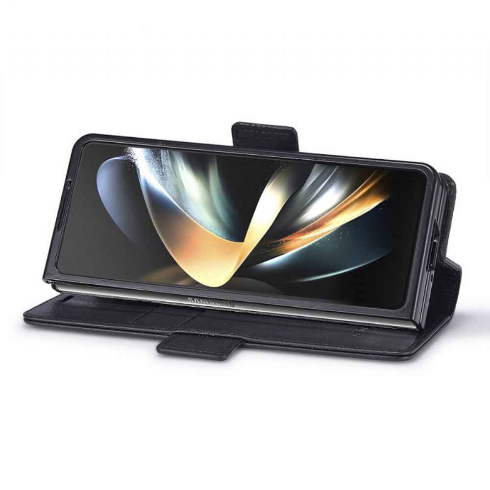 Kožený Kryt Samsung Galaxy Z Fold 6 Klasický Lc.imeeke