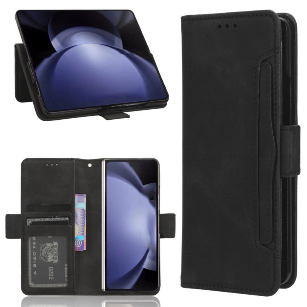 Kožený Kryt Samsung Galaxy Z Fold 6 Multi-card