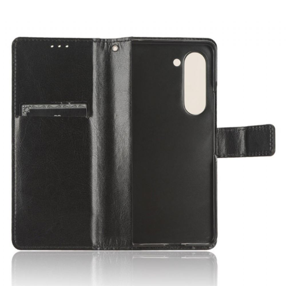 Kožený Kryt Samsung Galaxy Z Fold 6 Okázalá Umělá Kůže