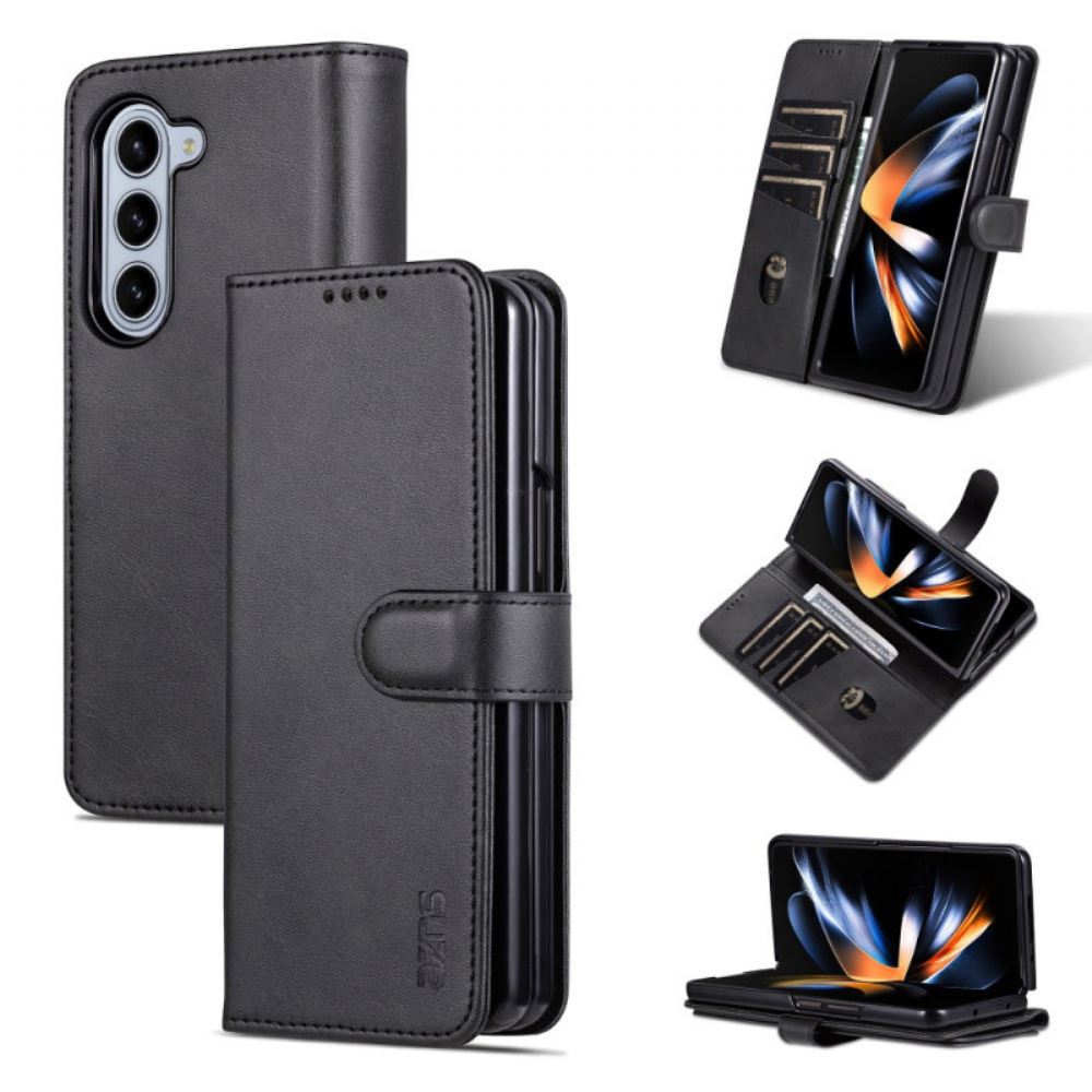 Kožený Kryt Samsung Galaxy Z Fold 6 Styl Kůže Azns
