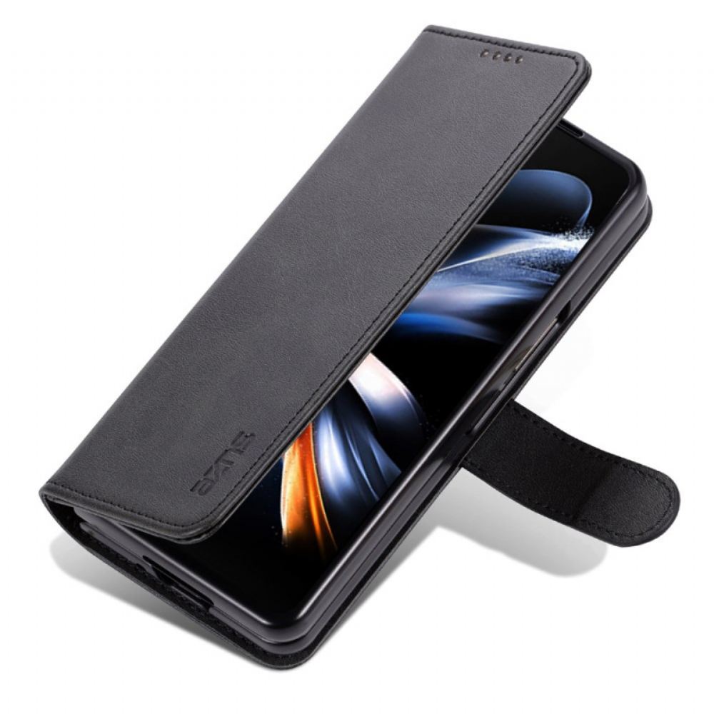 Kožený Kryt Samsung Galaxy Z Fold 6 Styl Kůže Azns