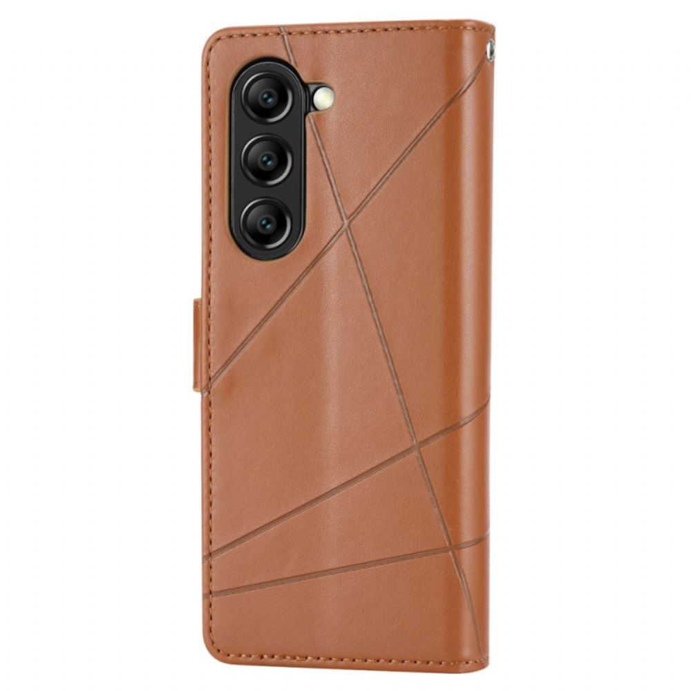 Kožený Kryt Samsung Galaxy Z Fold 6 Řemínky