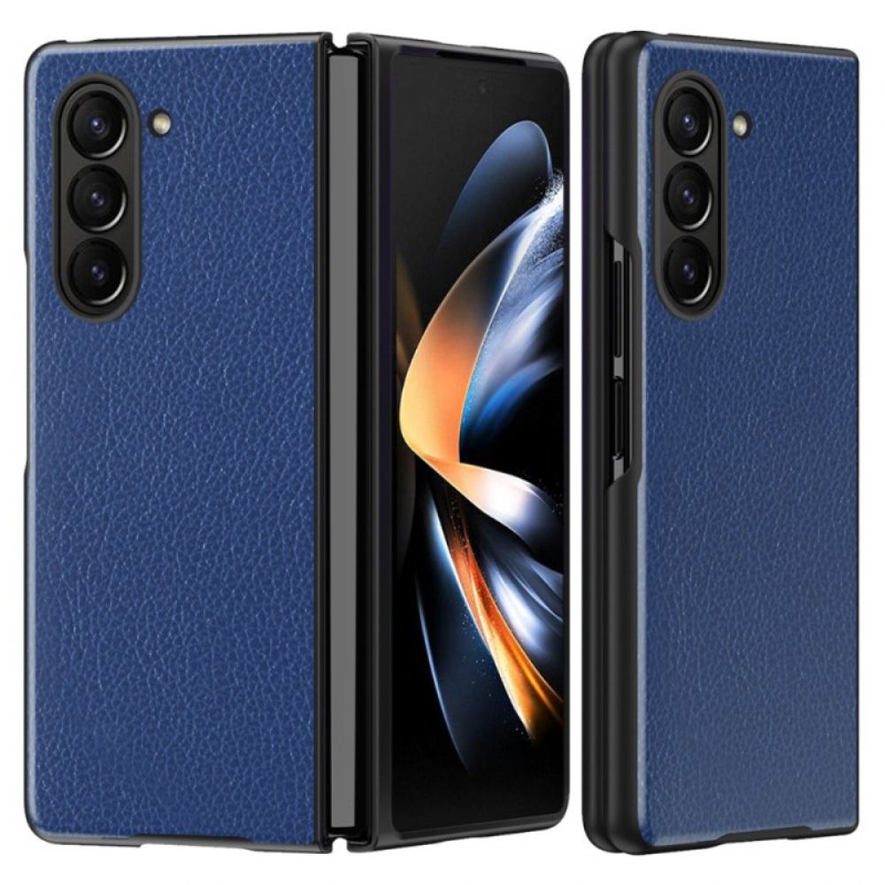 Kryt Na Samsung Galaxy Z Fold 6 Umělá Kůže Litchi