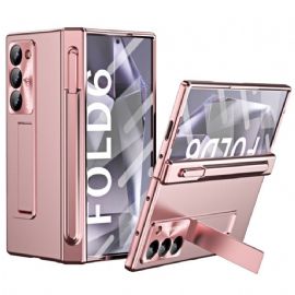 Kryt Samsung Galaxy Z Fold 6 Integrovaný Stojan A Držák Stylusu