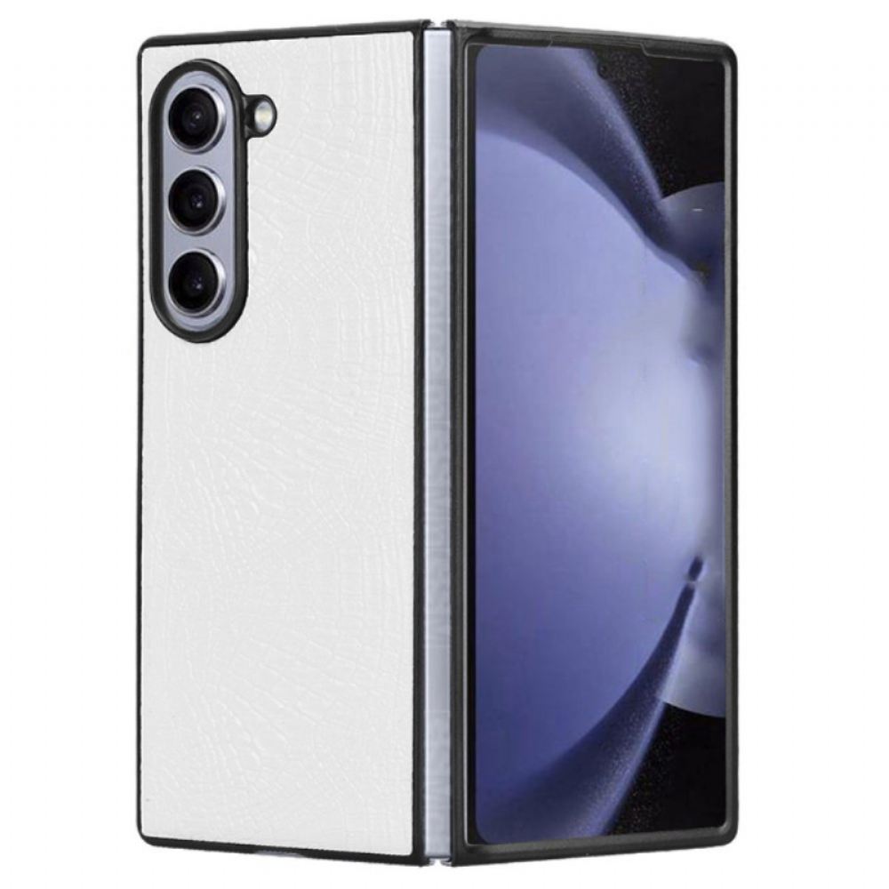 Kryt Samsung Galaxy Z Fold 6 Kryty Na Mobil Kožený Efekt