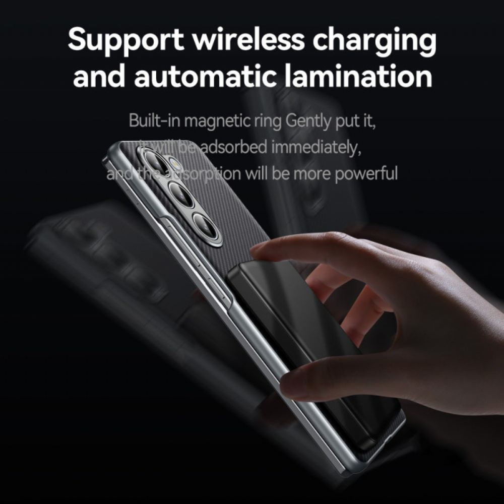 Kryt Samsung Galaxy Z Fold 6 Kryty Na Mobil Umělá Kůže S Texturou Sulada