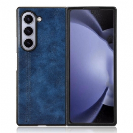Kryt Samsung Galaxy Z Fold 6 Prošívání Imitací Kůže