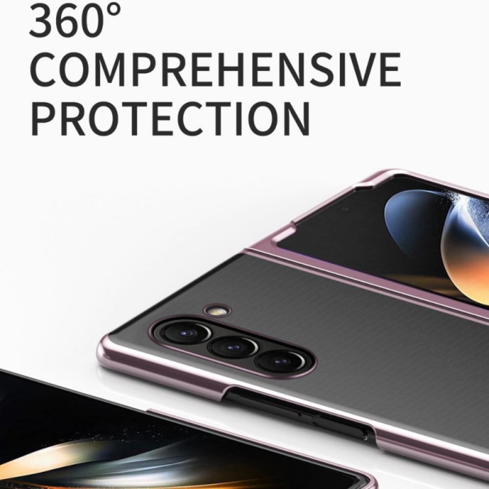 Kryt Samsung Galaxy Z Fold 6 Průhledné Kovové Okraje