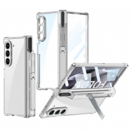 Kryt Samsung Galaxy Z Fold 6 Průhledný Držák Doteku A Podpěra Gkk