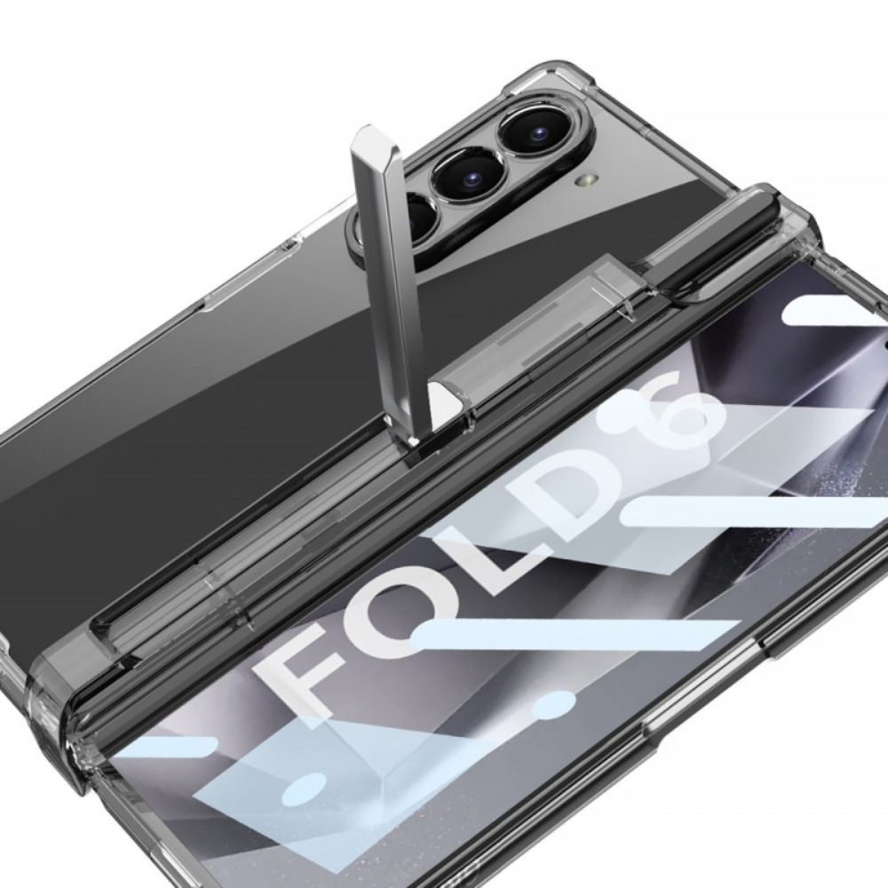 Kryt Samsung Galaxy Z Fold 6 Průhledný Držák Doteku A Podpěra Gkk