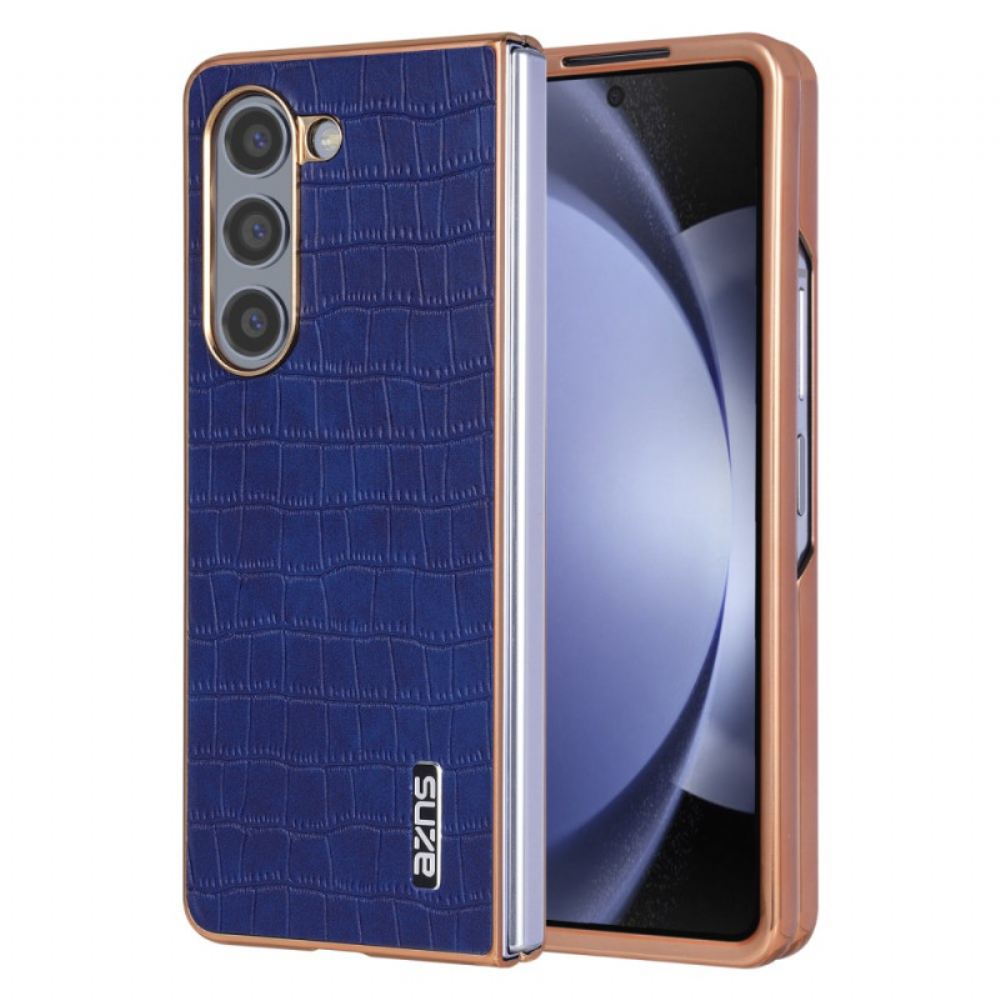 Kryt Samsung Galaxy Z Fold 6 Styl Kůže Azns