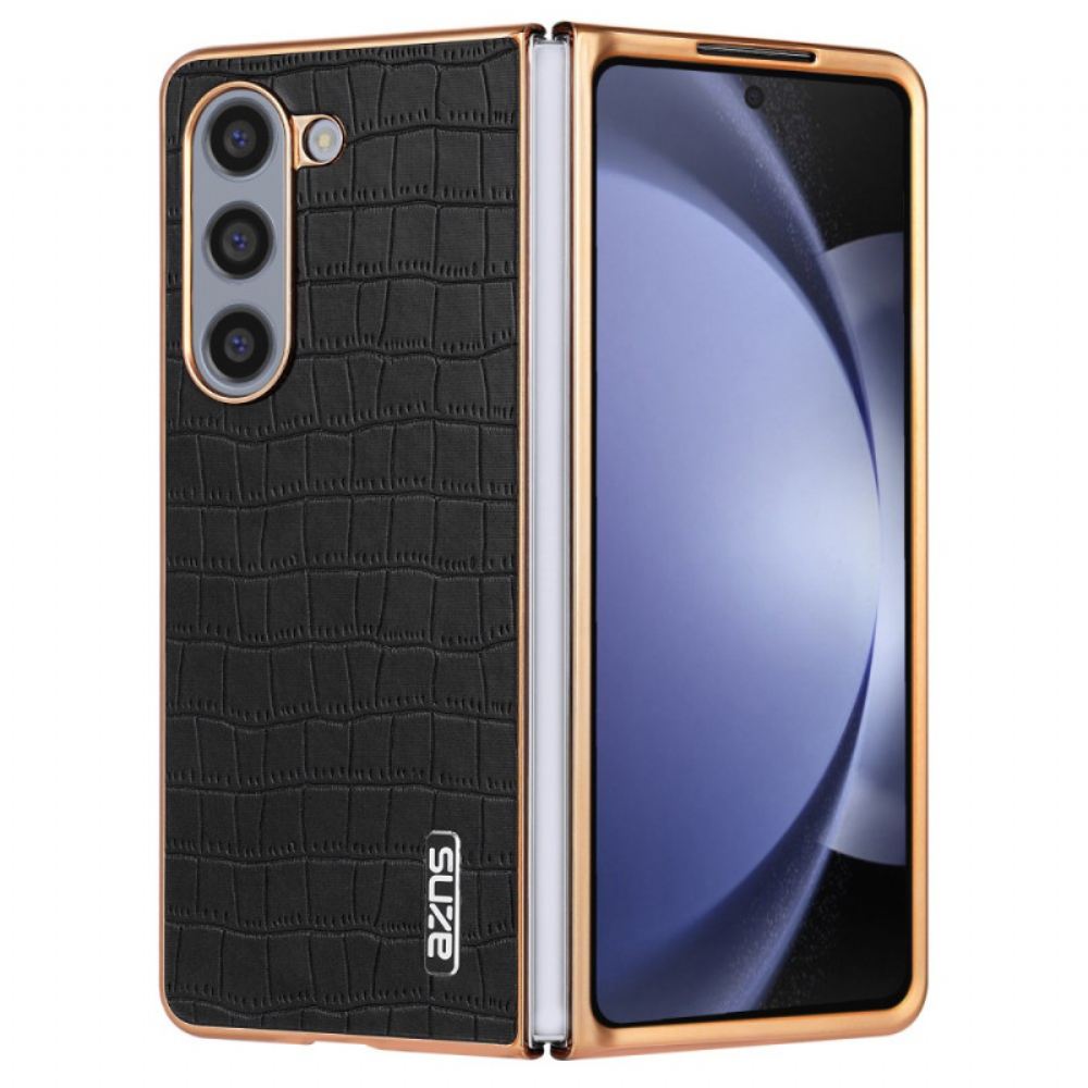Kryt Samsung Galaxy Z Fold 6 Styl Kůže Azns