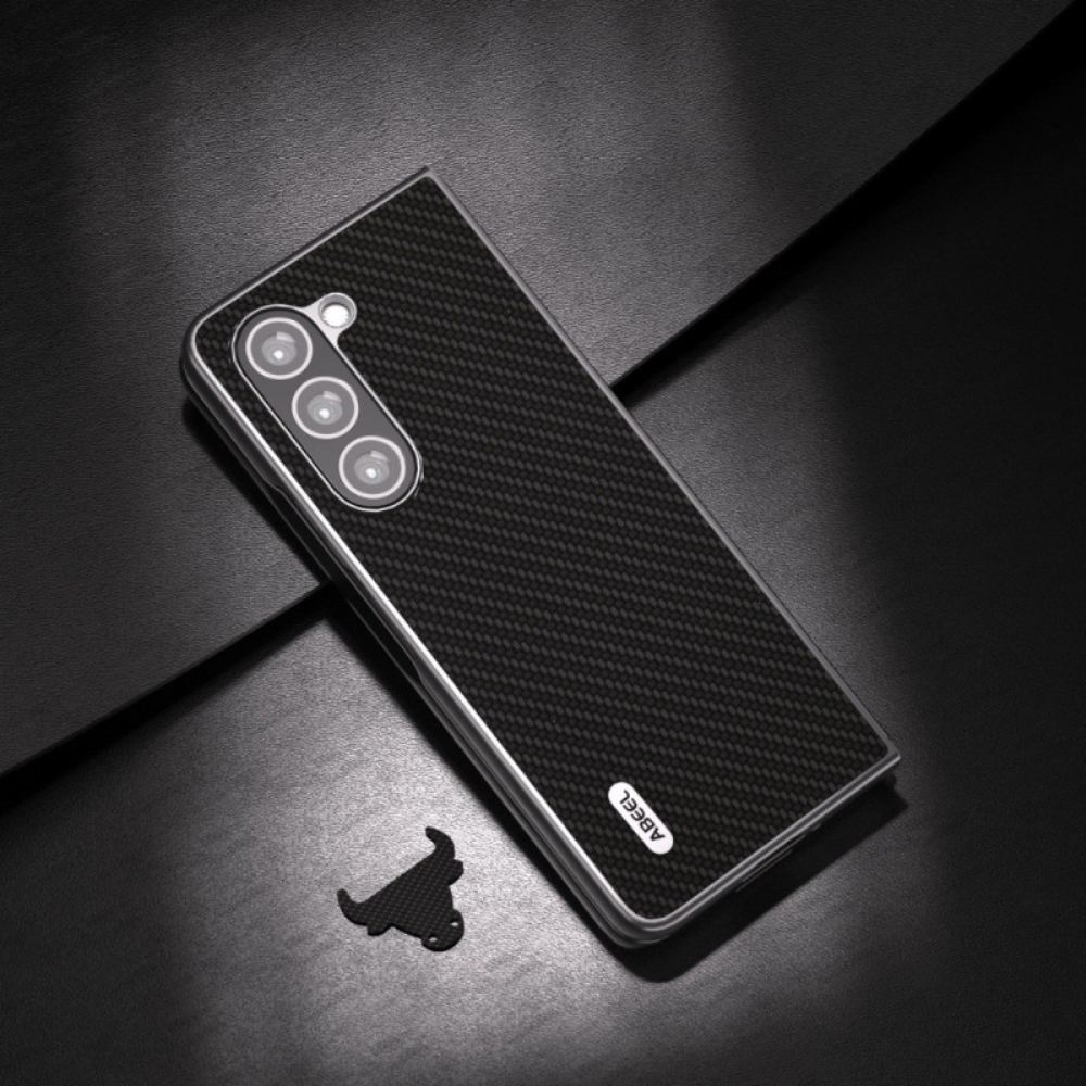 Kryt Samsung Galaxy Z Fold 6 Textura Uhlíkových Vláken Abeel
