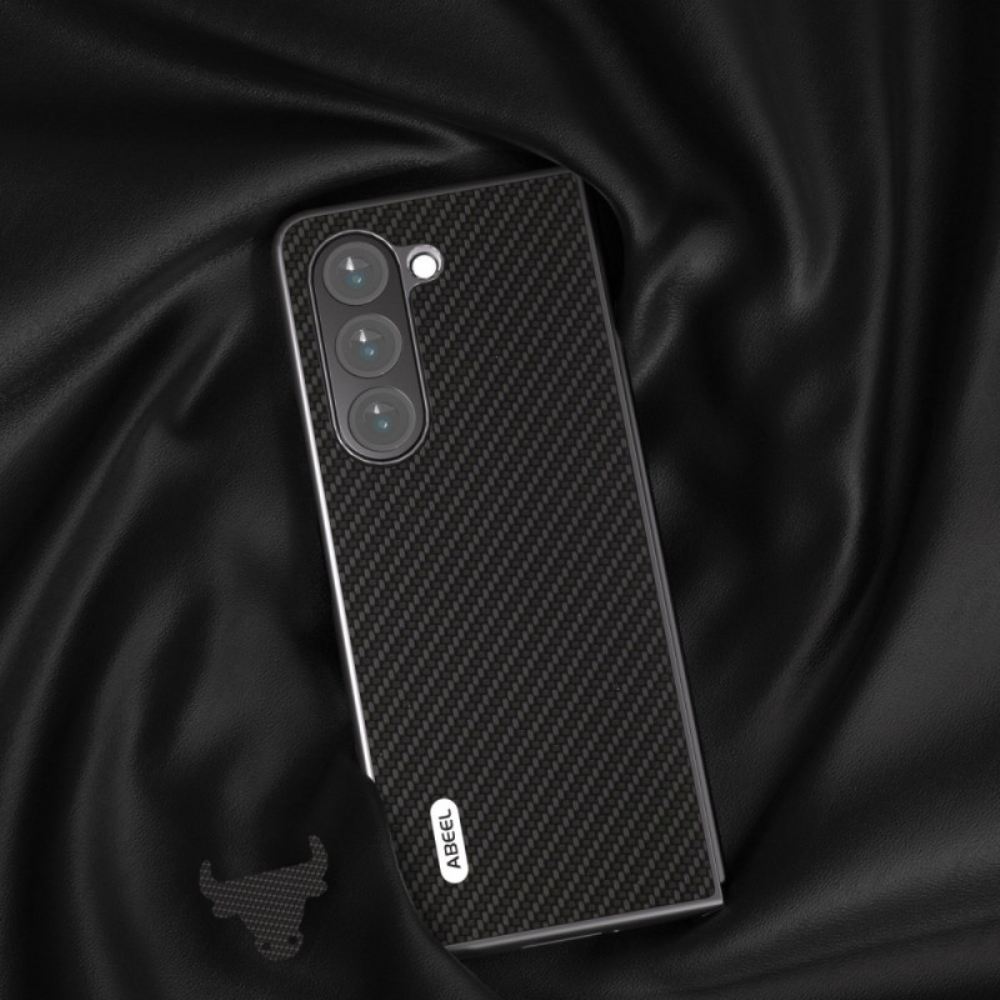 Kryt Samsung Galaxy Z Fold 6 Textura Uhlíkových Vláken Abeel