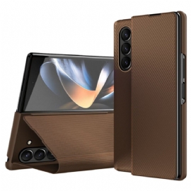 Pouzdro Samsung Galaxy Z Fold 6 Podpora Kožených Efektů