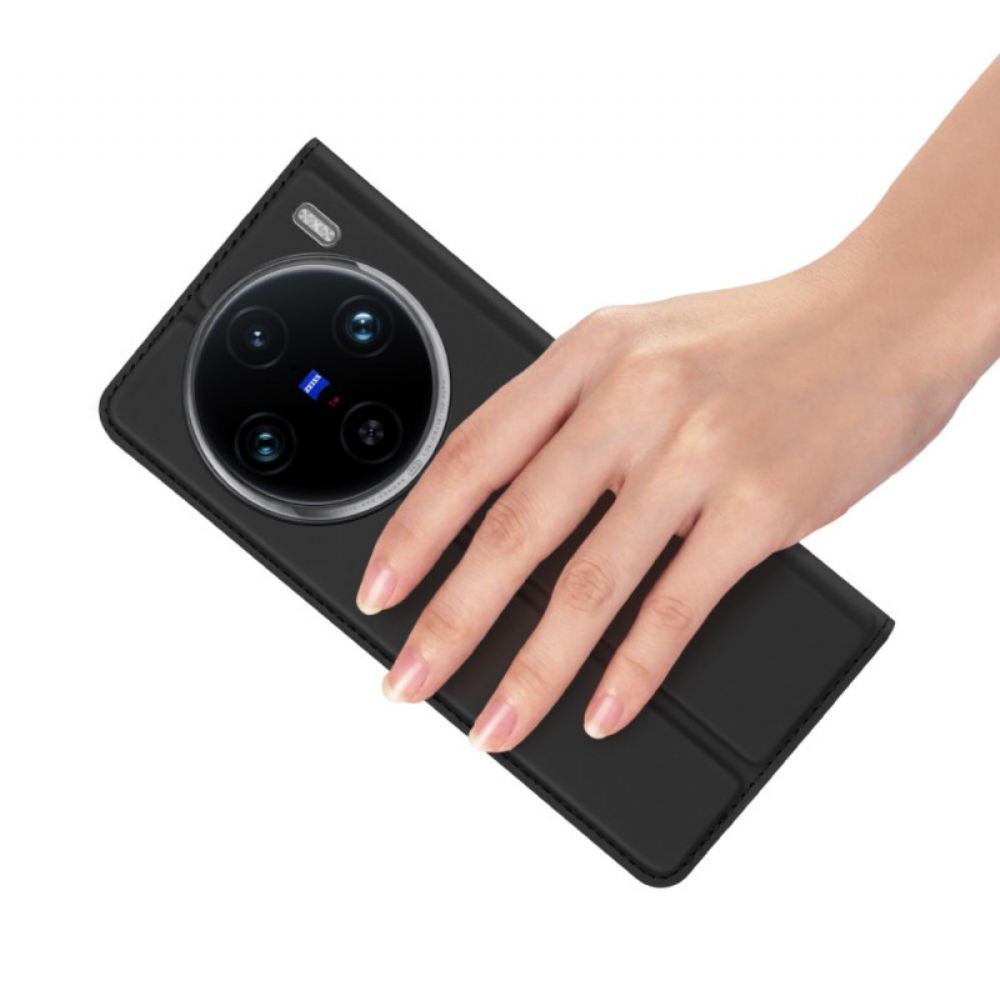 Kožené Pouzdro Vivo X100 Pro Skin Pro Series Dux Ducis