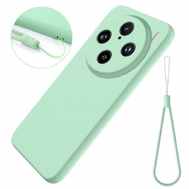 Kryt Vivo X100 Pro Kryty Na Mobil Řemínek Z Tekutého Silikonu