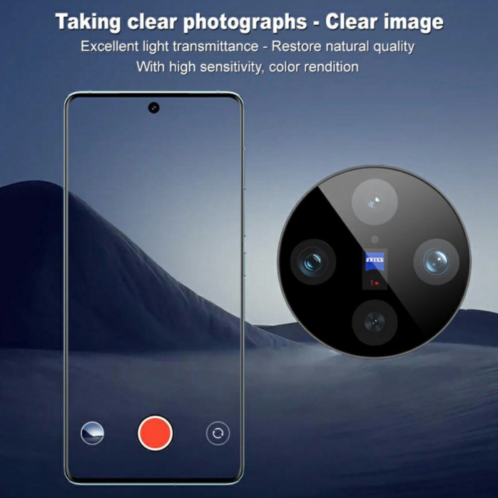 Ochranný Kryt Z Tvrzeného Skla Pro Vivo X100 Pro S Automatickým Polohováním (černá Verze)