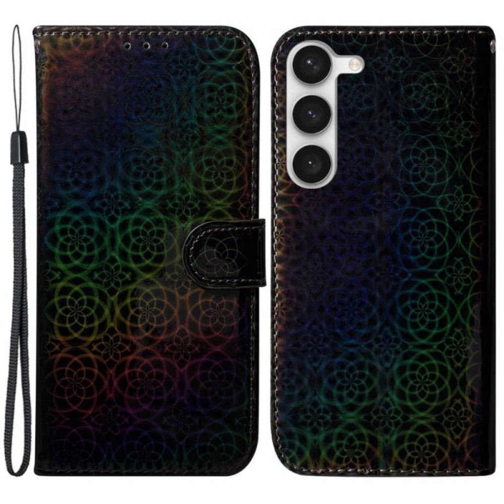 Flipové Pouzdro Na Samsung Galaxy S23 5G Diskotékový Styl