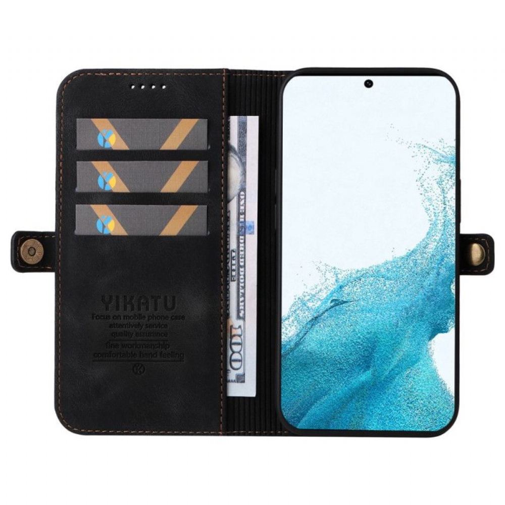 Kožené Pouzdro Na Samsung Galaxy S23 5G Yikatu