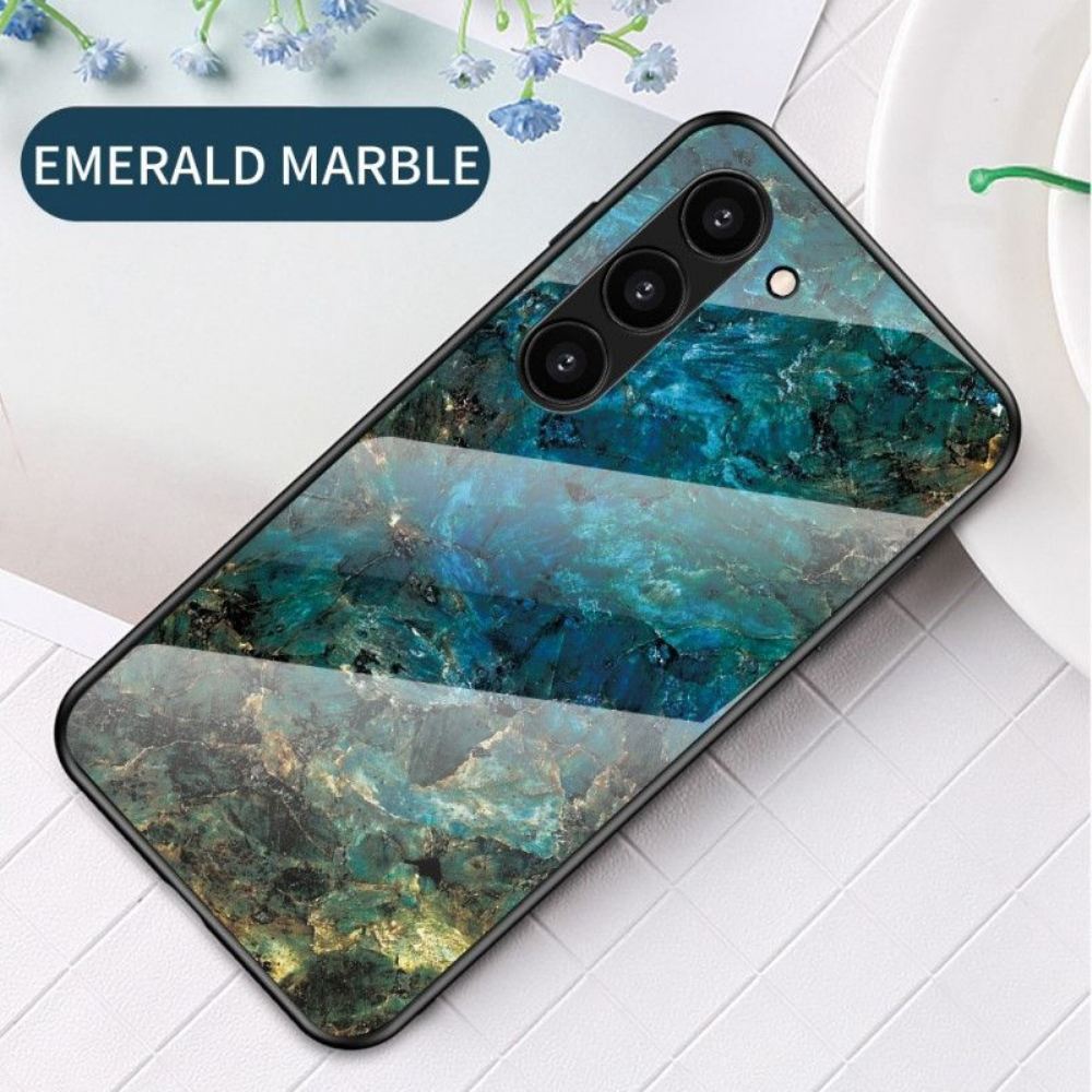 Kryt Na Samsung Galaxy S23 5G Mramorové Tvrzené Sklo