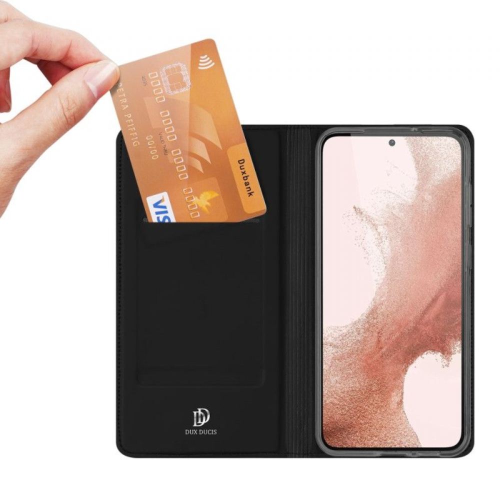 Kryty Na Mobil Na Samsung Galaxy S23 5G Flipové Pouzdro Skin Pro Series Dux Ducis