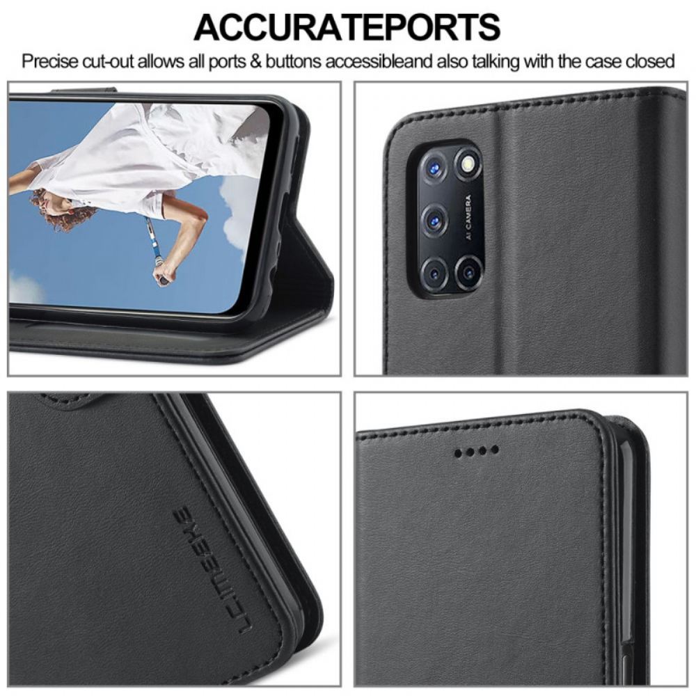 Flipové Pouzdro Na Oppo A16 / A16s Kožený Efekt Lc.imeeke