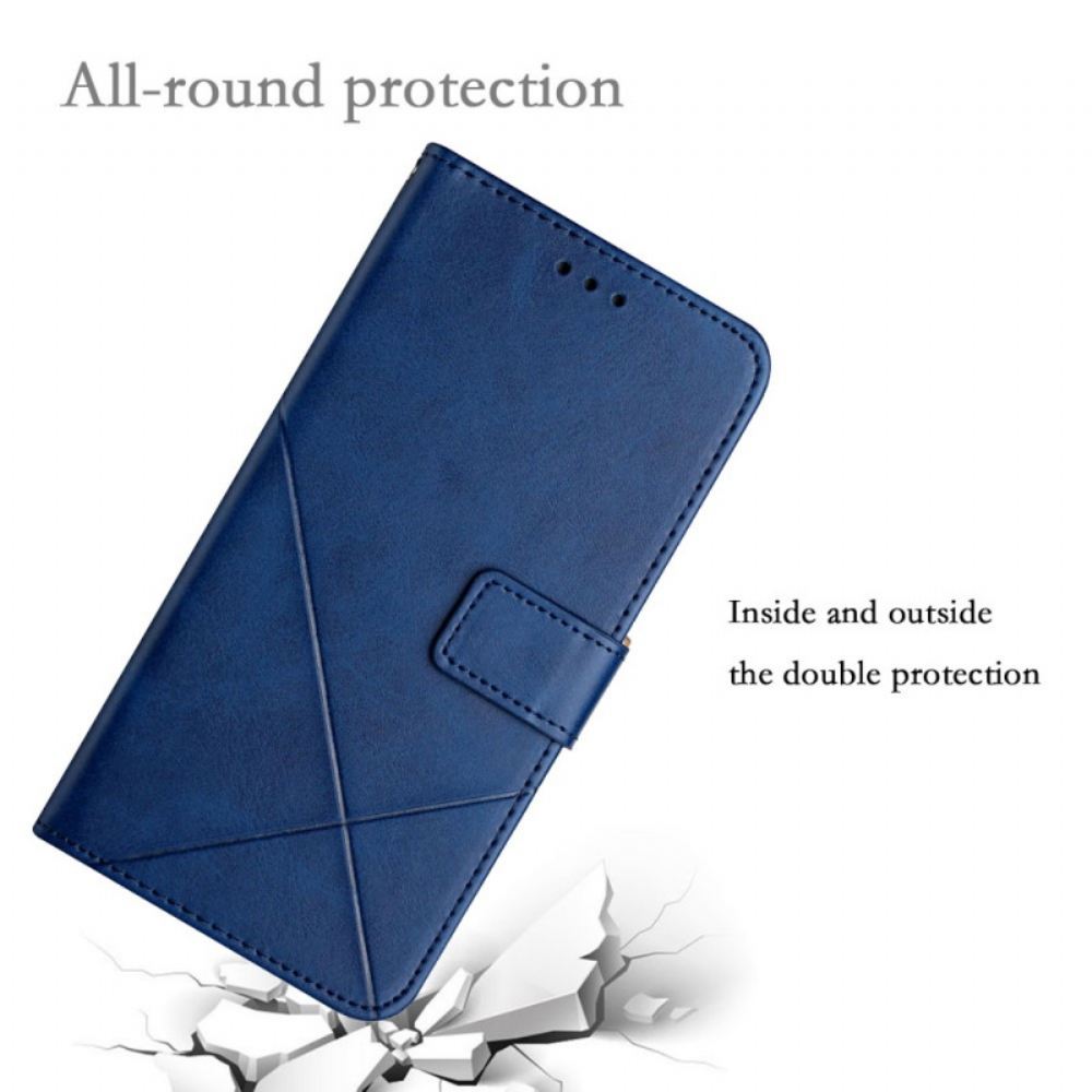 Flipové Pouzdro Na Oppo A16 / A16s Kožený Styl Geo X Design