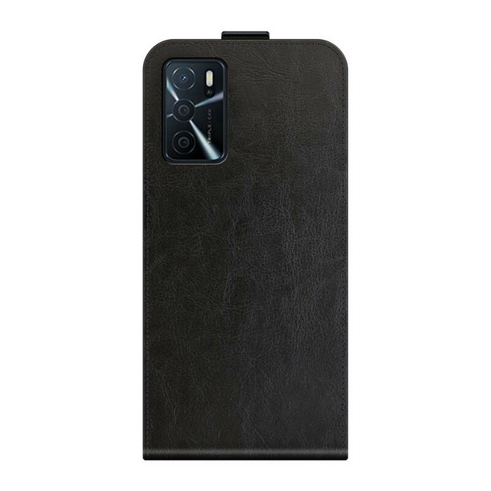 Kožené Pouzdro Na Oppo A16 / A16s Flipové Pouzdro Skládací