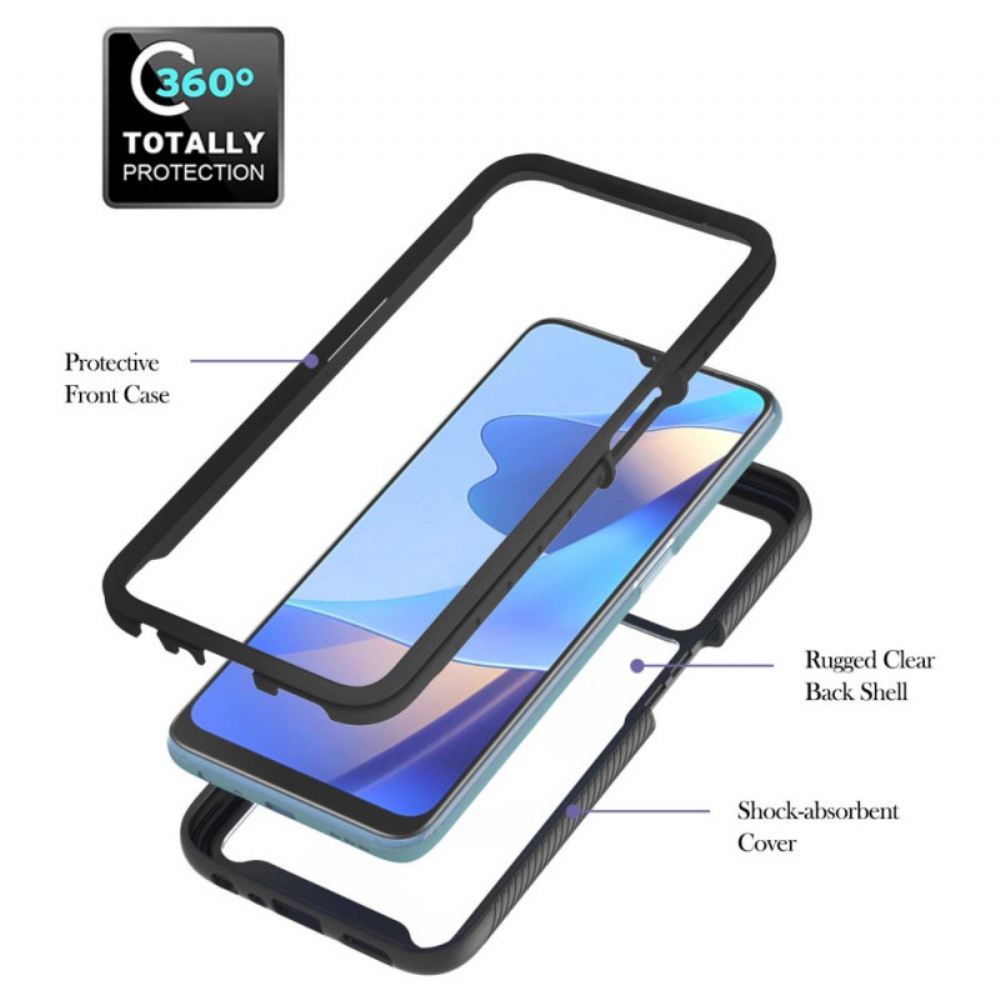 Kryt Na Oppo A16 / A16s Barevný Obrysový Hybrid S Prstencem