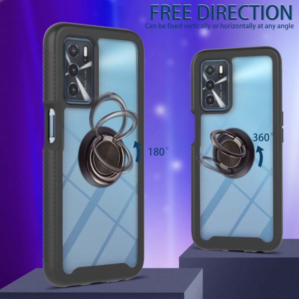 Kryt Na Oppo A16 / A16s Barevný Obrysový Hybrid S Prstencem