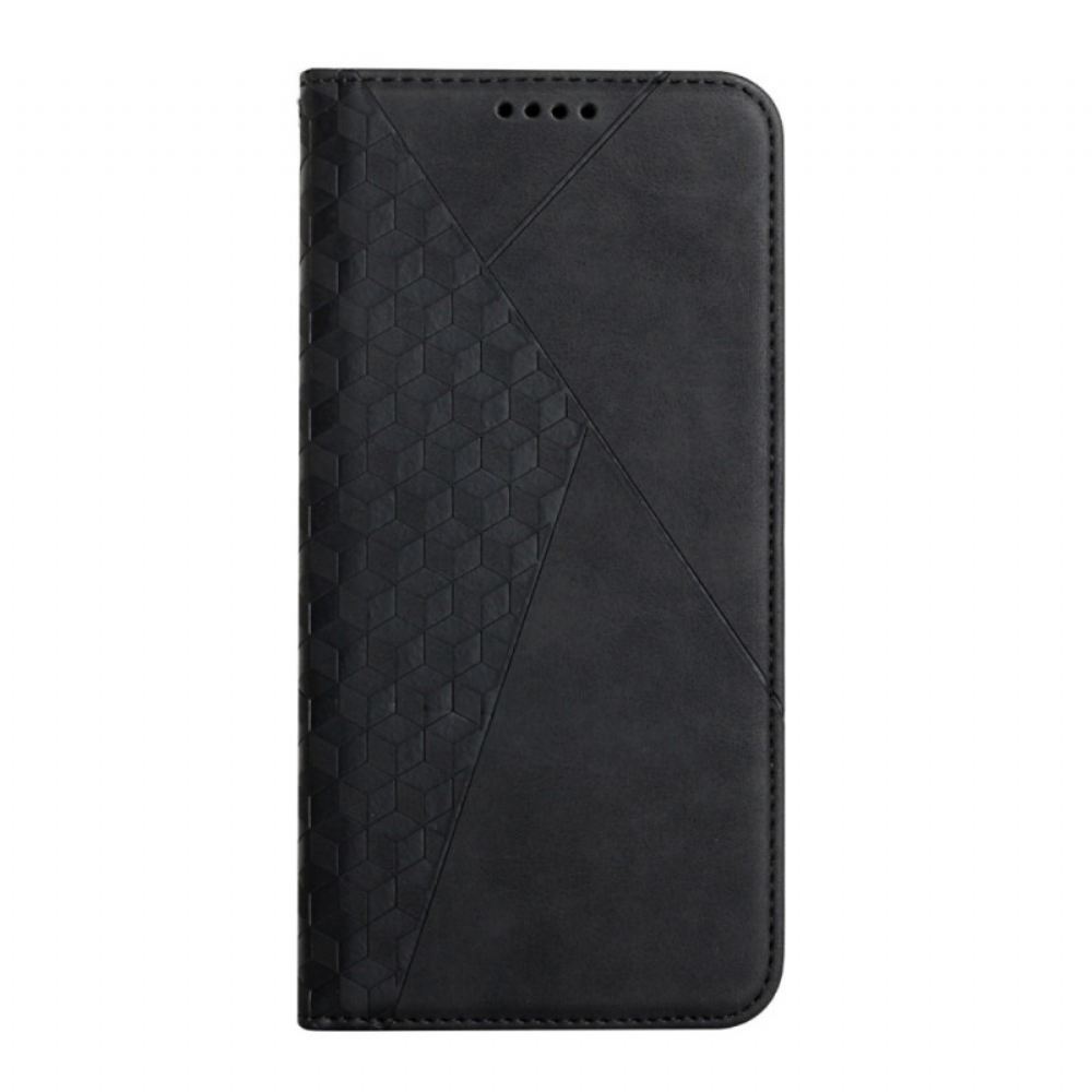Kryty Na Mobil Na Oppo A16 / A16s Flipové Pouzdro Geokožený Efekt