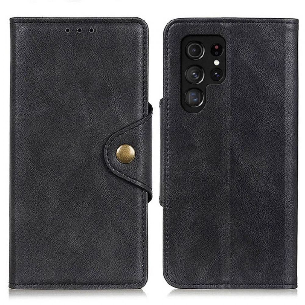 Flipové Pouzdro Na Samsung Galaxy S23 Ultra 5G Magnetické Tlačítko