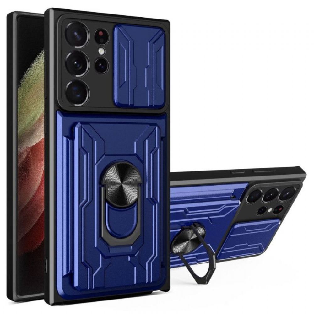 Kryt Na Samsung Galaxy S23 Ultra 5G Kryt Fotoaparátu A Stojan