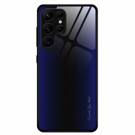 Kryt Na Samsung Galaxy S23 Ultra 5G Tvrzené Sklo Z Uhlíkových Vláken
